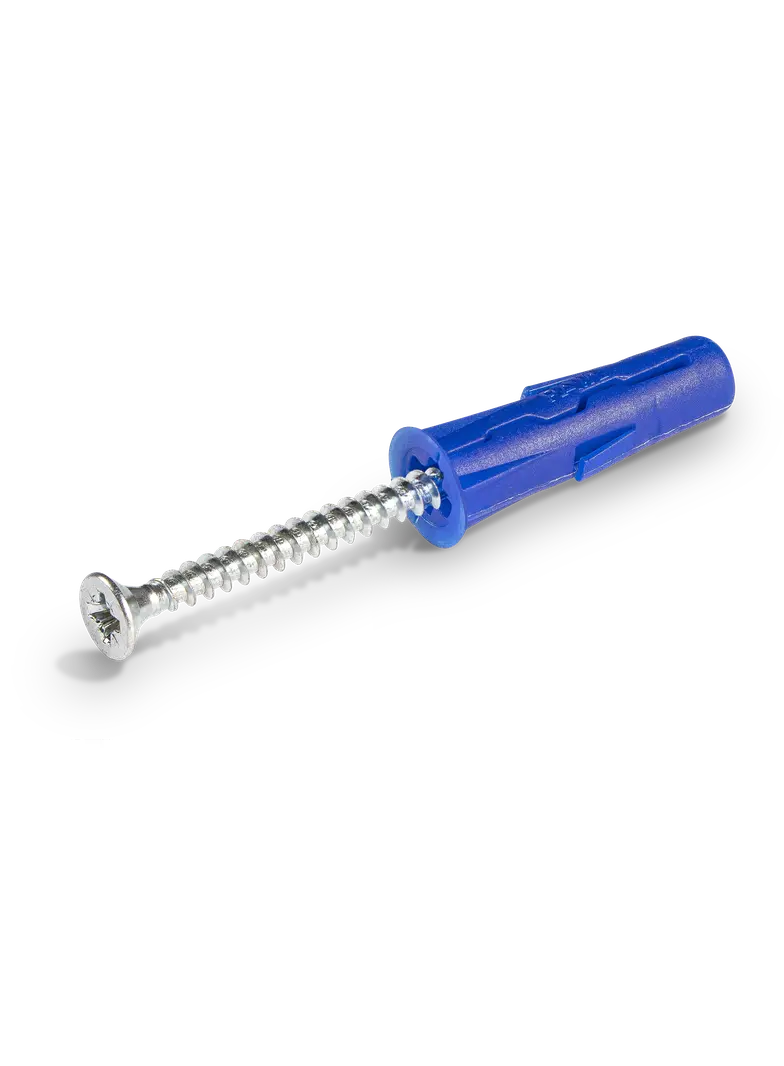 Kołek uniwersalny UNO 8mm z wkrętem 4,5x40mm 100szt. UNO-08+435 RAWLPLUG