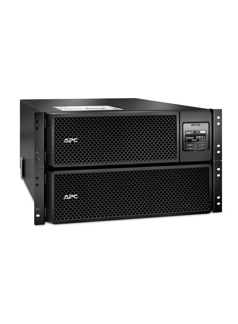 APC Smart-UPS SRT On-Line, 8kVA/8kW, montaż w szafie rack, 6U, 230V/400V, z kartą sieciową