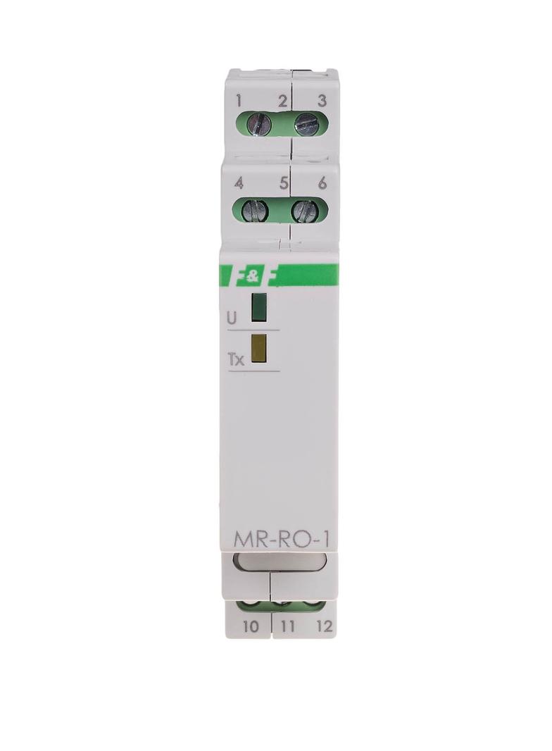 Moduł rozszerzeń wyjść przekaźnikowych z wyjściem MODBUS RTU 1-kanałowy styk 1P 16A 1 moduł MAX-MR-RO-1 F&F