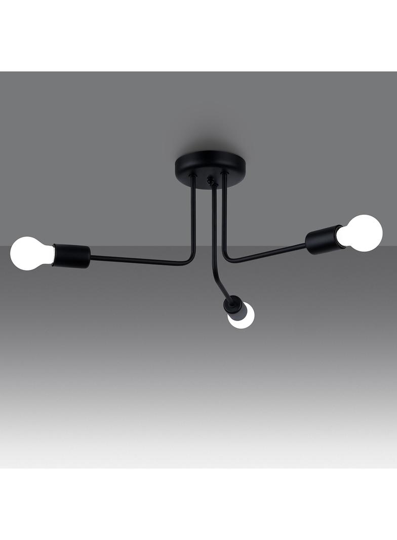 Żyrandol NORAH 3 czarny
