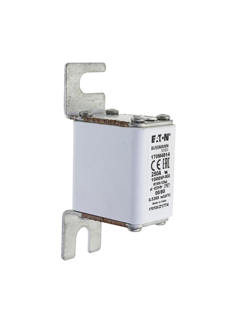 250A 1000V 00/80 aR INDICATOR FUSE Wkładka szybka 250A AC 1000V DIN 00 aR DIN IEC pojedyczn 170M4814