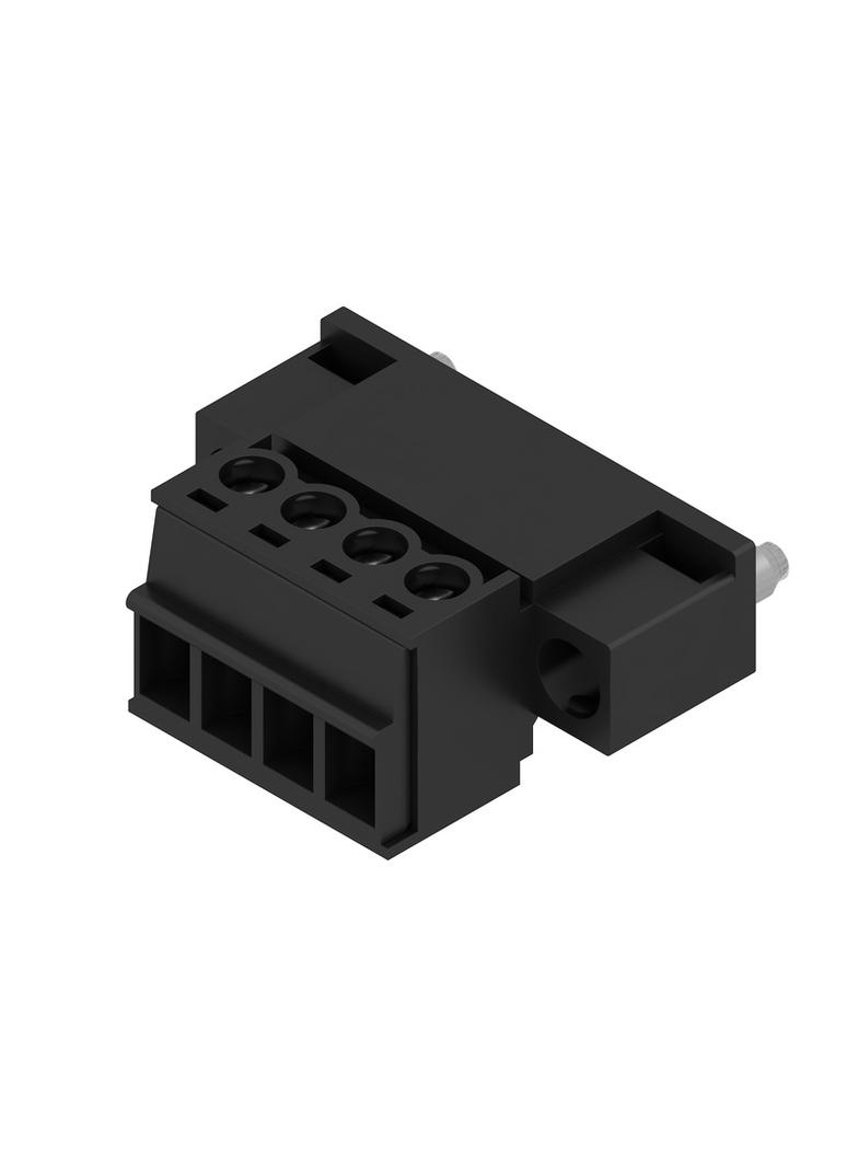 SCZ 3.81/04/180FI SN BK BX Wtyk PCB (złącze wiązki), 3.81 mm, Liczba biegunów: 4, Przyłącze z jarzmem /50szt./ 1970720000 WEIDMÜLLER