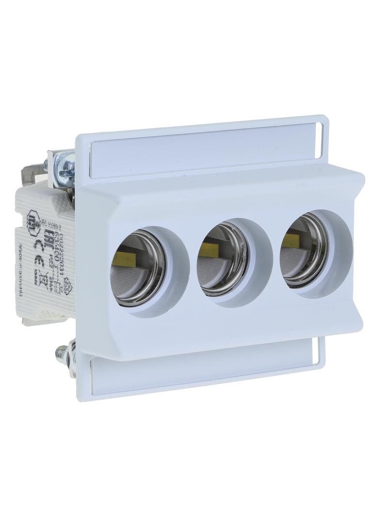 FUSE-BASE D02 3POL DIN HUT Podstawa bezpiecznikowa D02 E18 3P szyna DIN TFRN02C EATON