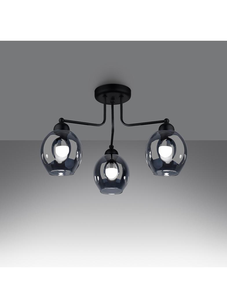 Sollux Żyrandol FILLAN 3 czarny SL.1144