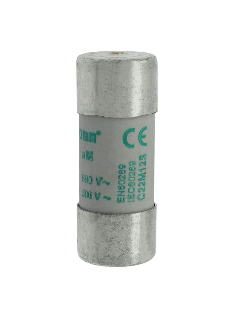 C22M12S Wkładka cylindryczna z wybijakiem 22x58 12A GG 690V AC C22M12S EATON