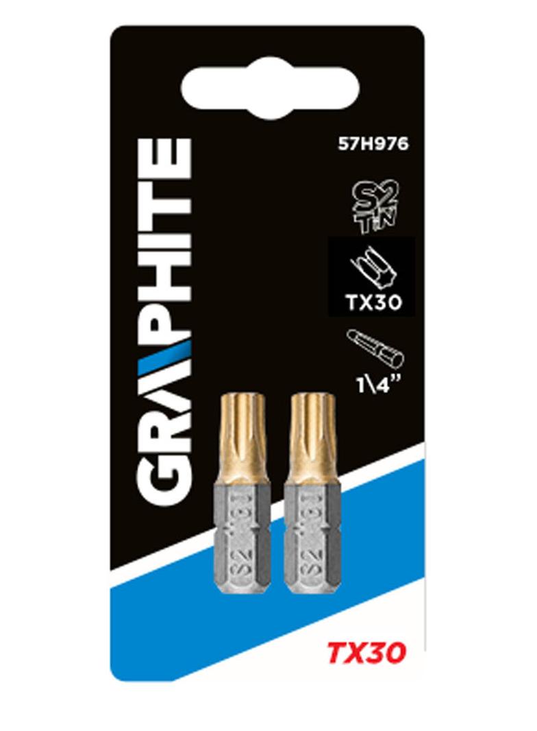 Końcówki wkrętakowe TX30 x 25 mm, 2 szt.