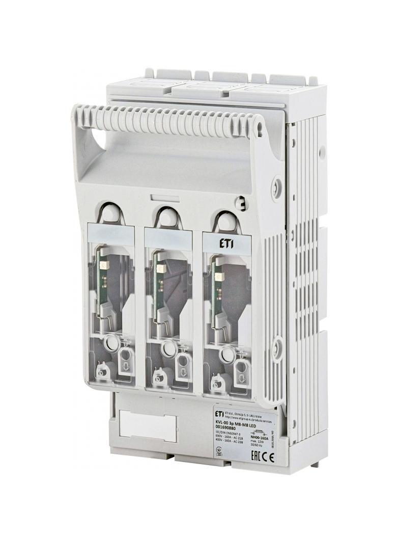 KVL-00 3p M8-M8 LED Rozłącznik bezpiecznikowy