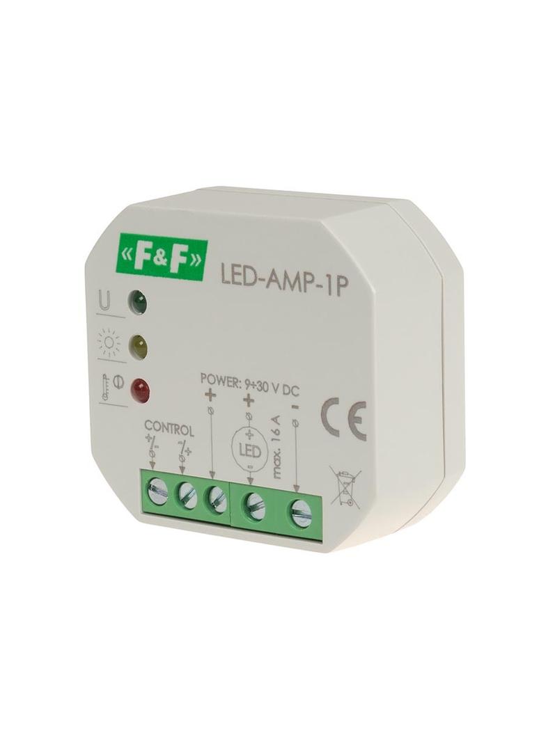 Wzmacniacz sygnału zasilającego do oświetlenia LED do puszki podtynkowej LED-AMP-1P F&F