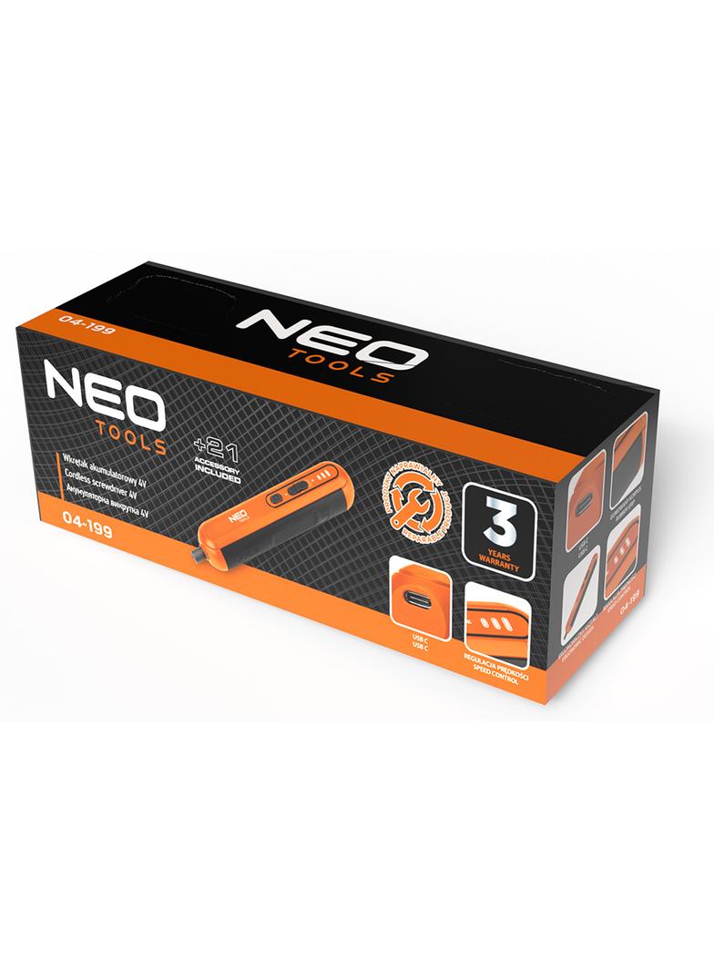 Wkrętak akumulatorowy 4V, Li-Ion, USB-C