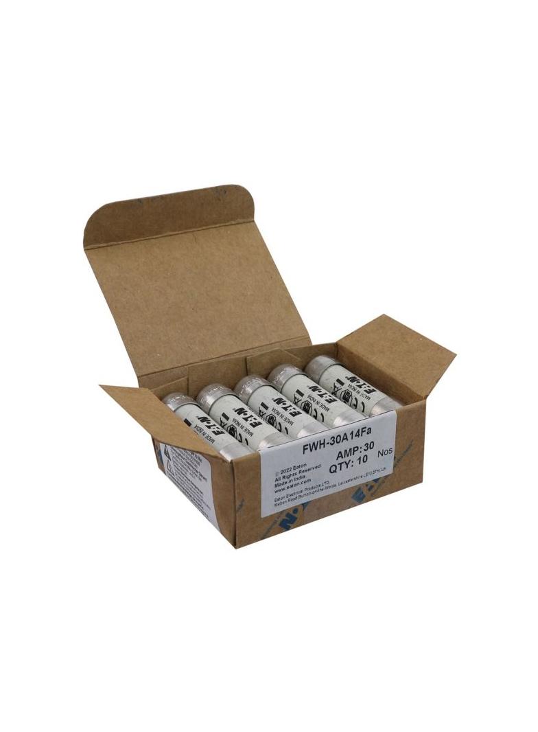30A 500V AC UL 14x51mm FERRULE FUSE Wkładka szybka 30A AC 500V 14x51 mm aR UL FWH-30A14F EATON