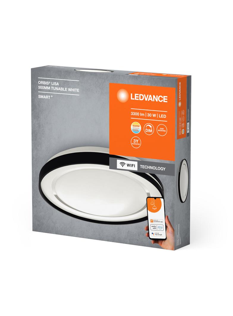 Oprawa SMART+ WIFI ORBIS LISA RD 500 TW BK