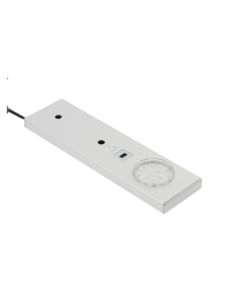 OPRAWA PODSZAFKOWA LEDOWA RONDA Z BEZDOTYKOWYM WŁĄCZNIKIEM, 218MM, 1X15LED, ZIMNY BIAŁY, DC12V,
