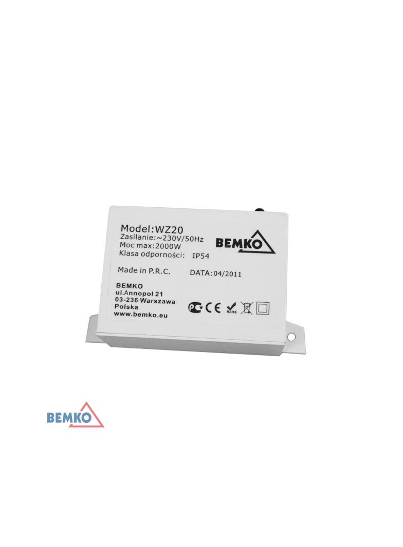 CZUJNIK ZMIERZCHOWY 2000W