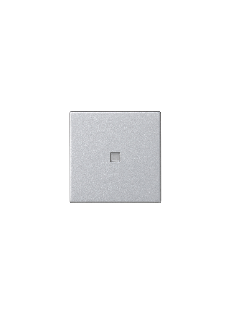 Simon Connect Klawisz 45x45 łącznika zwiernego z podświetleniem aluminium K114/8 KONTAKT