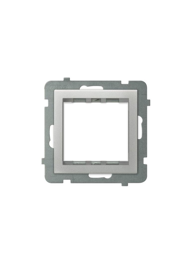 SONATA Adapter podtynkowy systemu 45 do serii Sonata kolor srebro mat AP45-1R/m/38 OSPEL