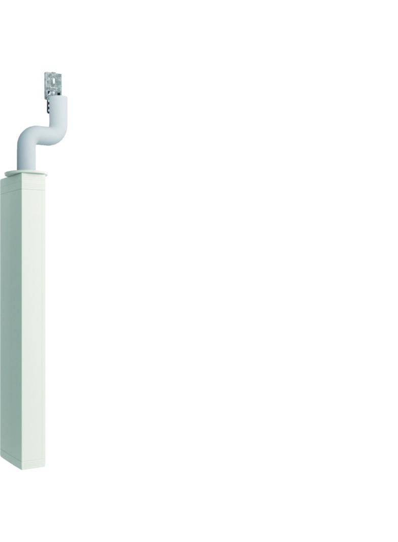 tehalit.DA200 Kolumna dwustronna DA200-45 z elastycznym przyłączem H=2m biały