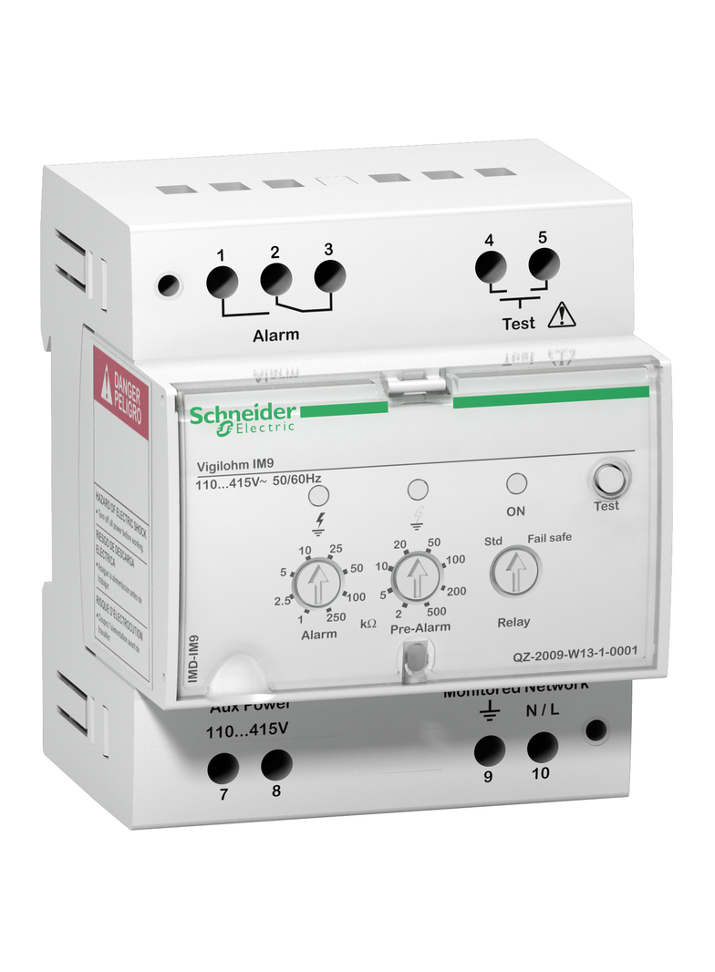 Vihilohm Urządzenie kontroli stanu izolacji IM9-OL 110-415VCA