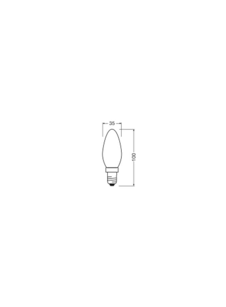 Lampa LED BASE Classic B40 4W/827 230V szkło matowe E14 FS5 OSRAM