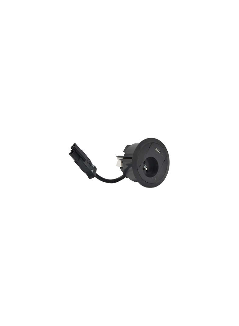 Simon 480 TS48-310E10C00-44 Gniazdo meblowe 1 gn. typ E + ładowarka USB type A złącze w układzie Wie 48310E10C000000-44 KONTAKT