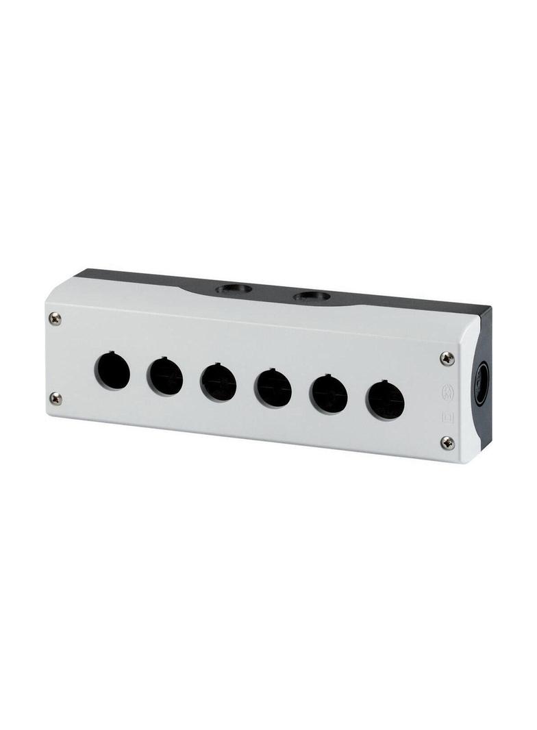M22-I6 Obudowa kasety 6-otworowa 22mm szara IP69 216540 EATON