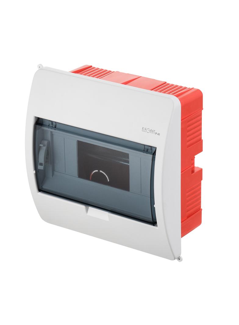 Rozdzielnica p/t ELEGANT EP 1/8 (N+PE)  IP 40