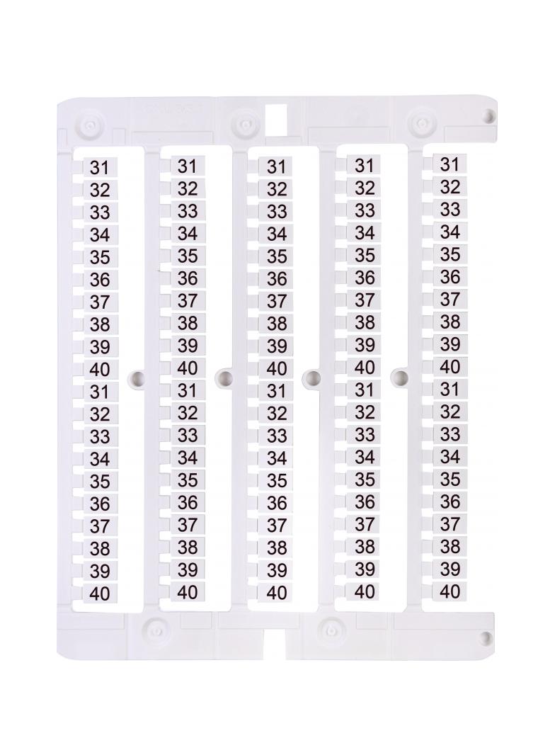 Oznacznik 31 do 40 (100 szt.) ES-NU0851540 003903100 ETI