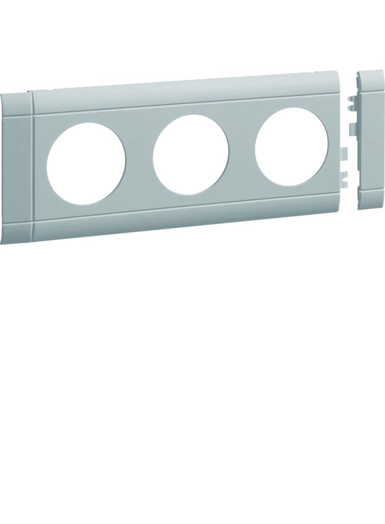 tehalit.WA Maskownica potrójna ABS bezhalogenowy jasnoszary GB080307035 HAGER