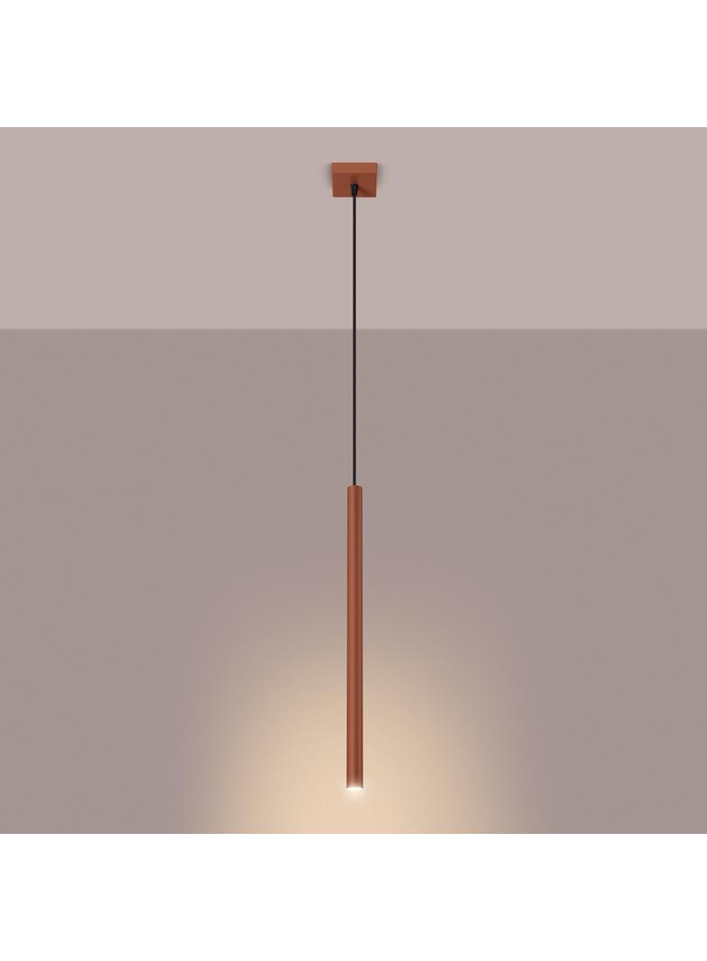 Sollux Lampa wisząca PASTELO 1 ochra czerwona SL.1524