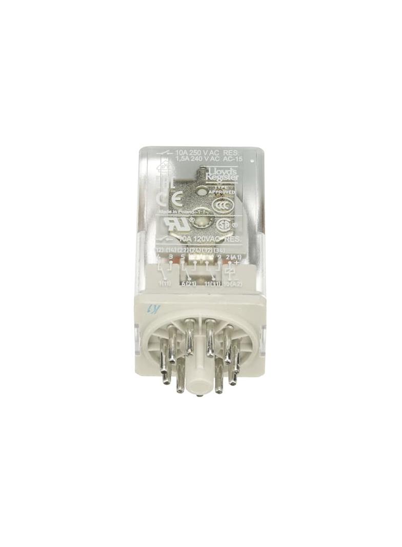 PRZEKAŹNIK CR-U024DC3LD A1-A2=24V DC, 3 STYKI C/O 250V/10A, LED