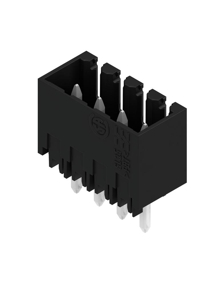 SL 3.50/04/180G 4.5SN BK BX Wtyki PCB (złącza płyty), 3.50 mm, Liczba biegunów: 4, kąt odejścia: 180° /100szt./ 1616030000 WEIDMÜLLER
