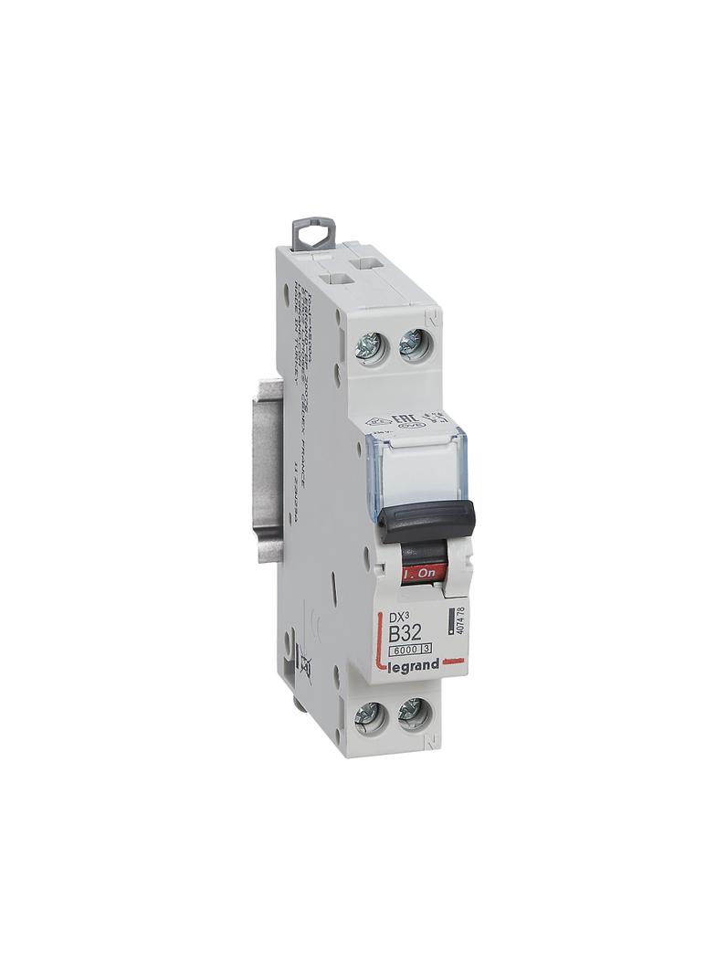 Wyłącznik Nadprądowy S 301N 1P+N B 32 6kA DX3 407478 LEGRAND