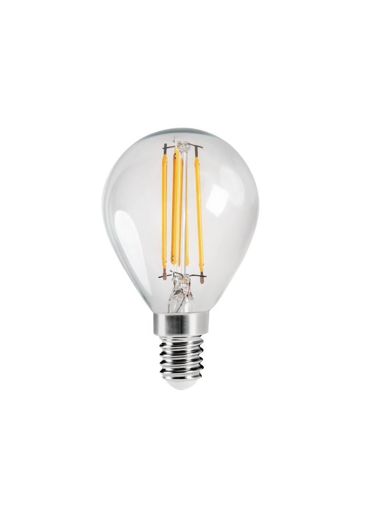 XLED G45 E14 4,5W-NW Żarówka LED kulka XLED G45 E14 4,5W-NW barwa biała 4000K 470Lm KANLUX