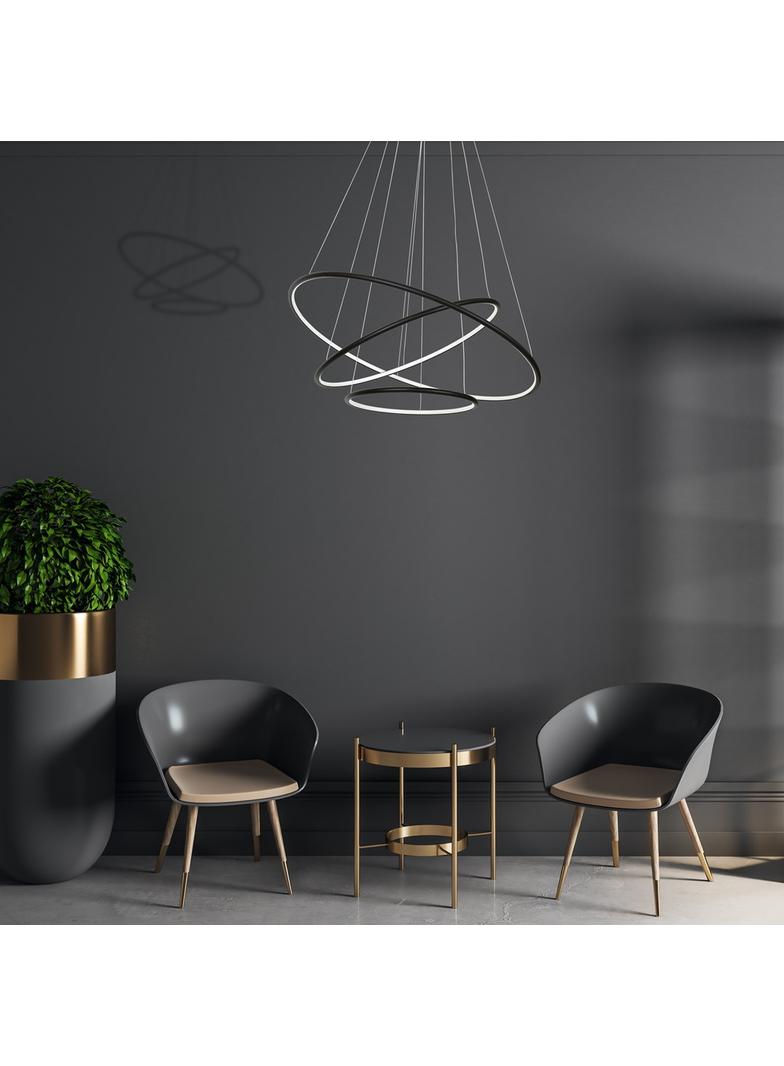 Milagro lampa wisząca LED Orion Black 99W 6930lm 3000K ML509