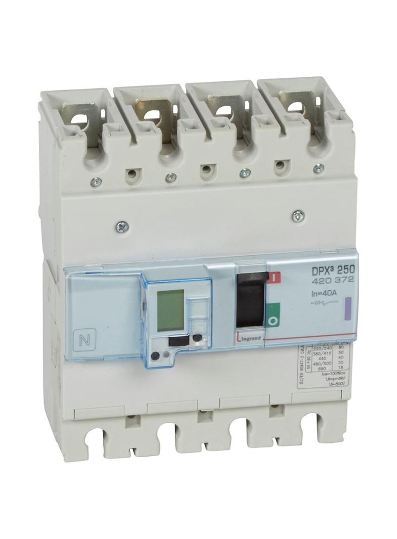Wyłącznik DPX3 250 El 4P 40A 50Ka 420372 LEGRAND