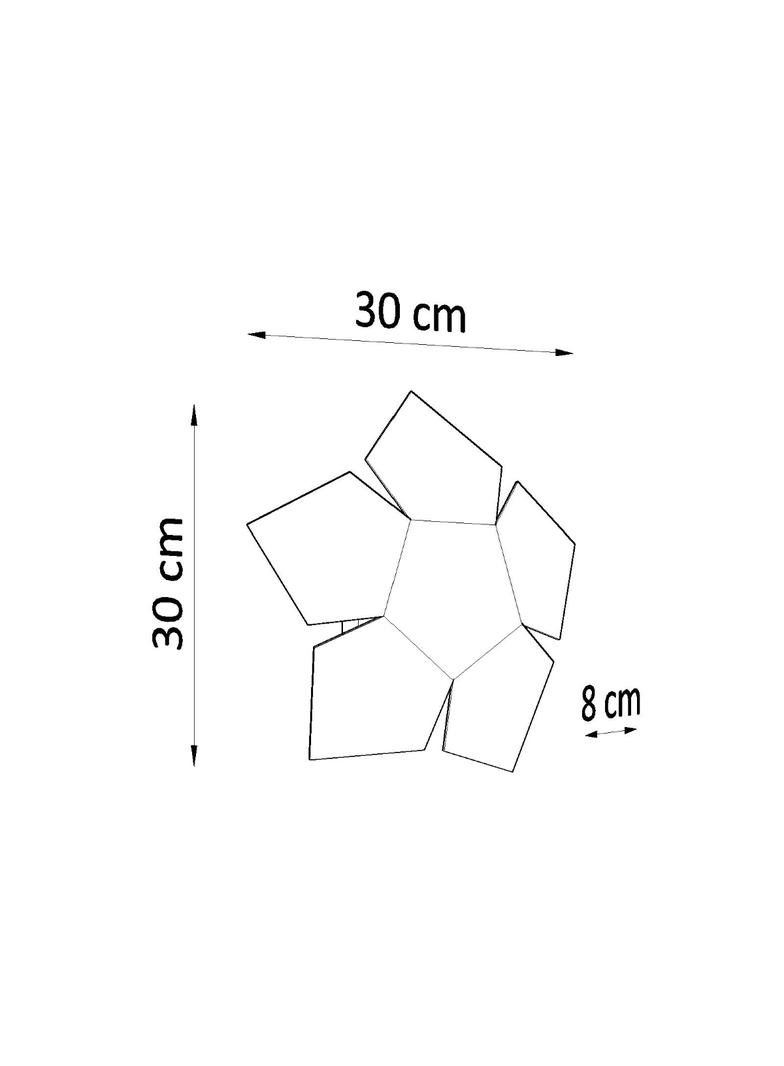Sollux Kinkiet PENTA biały SL.0422