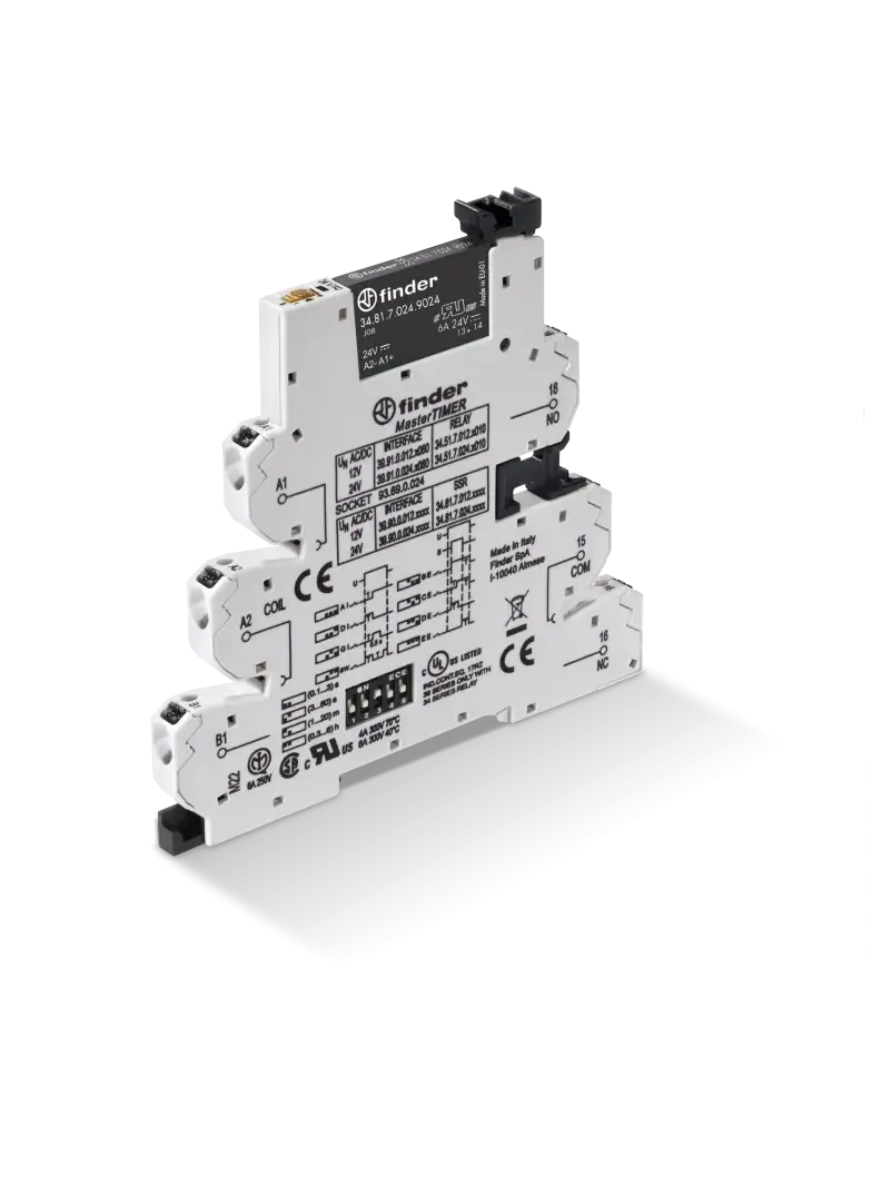 Przekaźnik interfejsowy serii 39: 1Z 6A 12V AC/DC 39.90.0.012.9024 /10szt./ FINDER