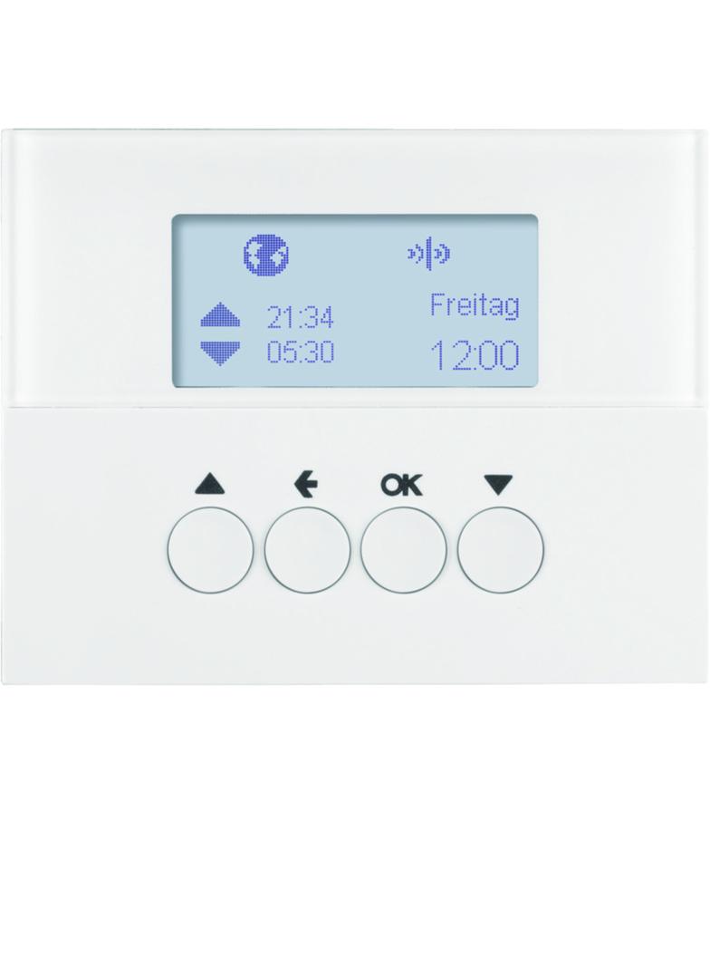 BERKER K.1 KNX RF quicklink Łącznik żaluzjowy czasowy do sterownika żaluzjowego i mechanizmu załączającego Berker.Net biały 85745179 HAGER