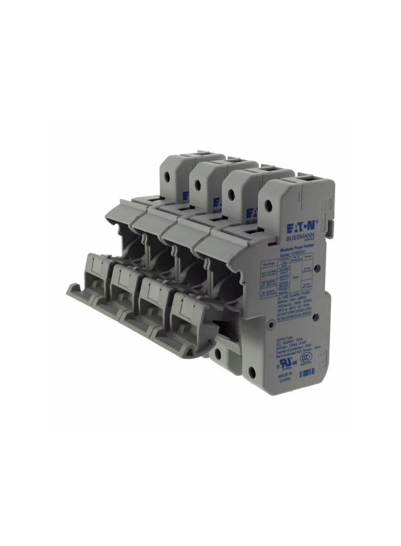 4 Pole 22x58 MFH Podstawa wkładki cylindrycznej 22x58 4P 125A 690VAC CH224DU EATON