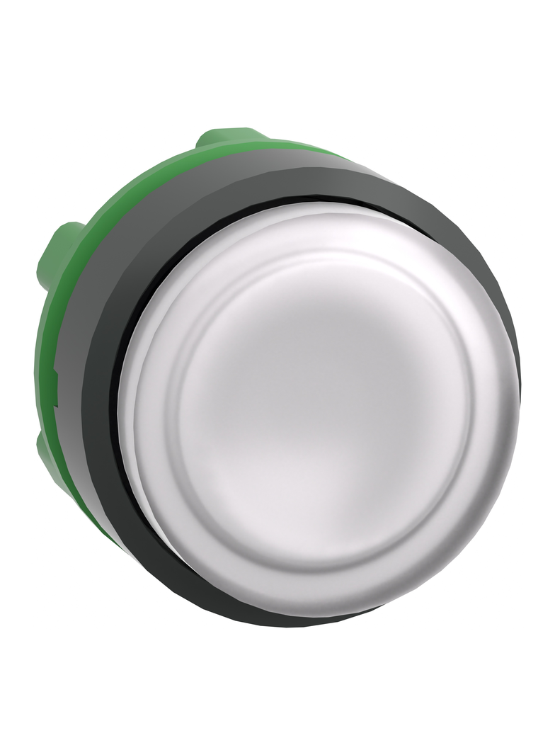 Harmony XB5 Główka przycisku wystającego z samoczynnym powrotem LED biała plastikowa