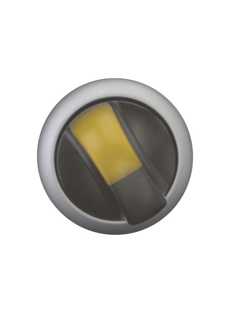 M22-WLKV-Y Przełącznik 2 położeniowy żółty bez samopowrotu i z możliwością podświetlenia 284396 EATO