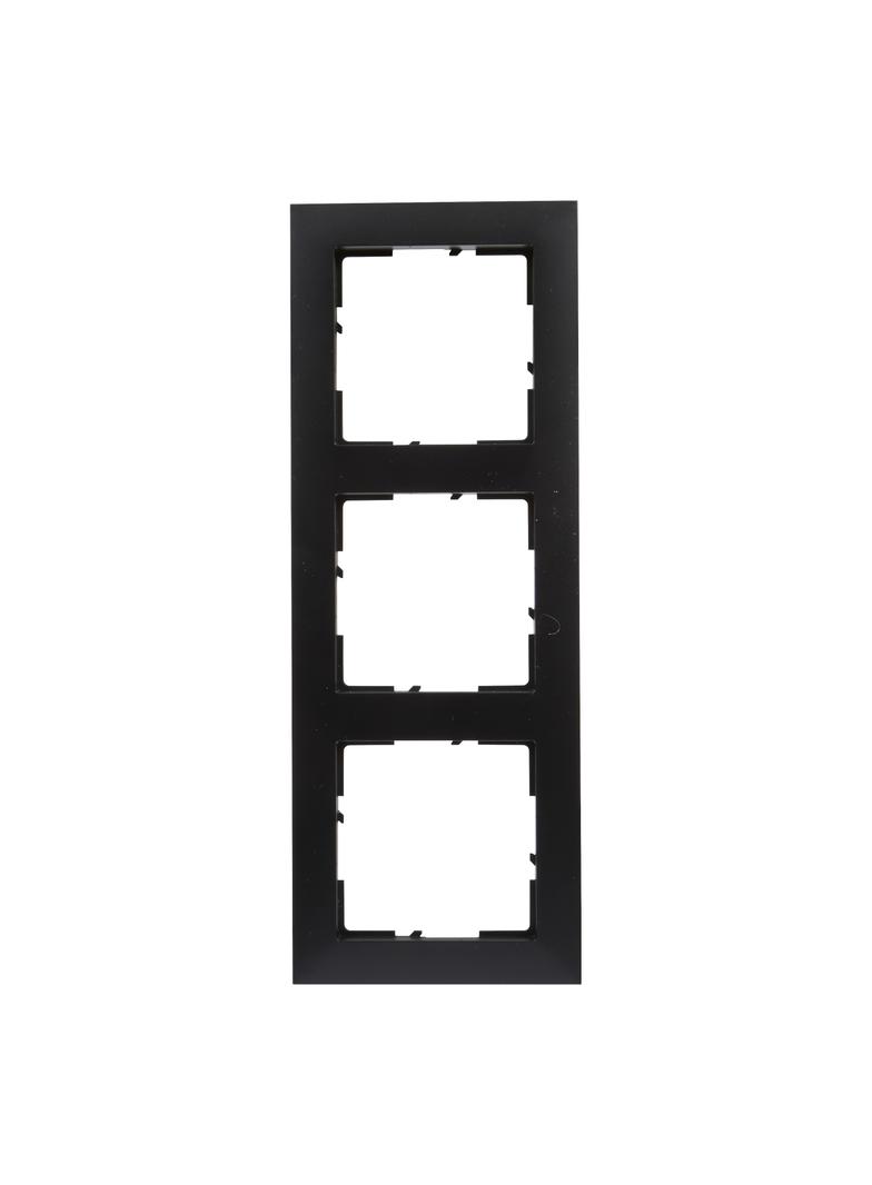 Suno Ramka Potrójna 3-Krotna Czarny 721523 LEGRAND
