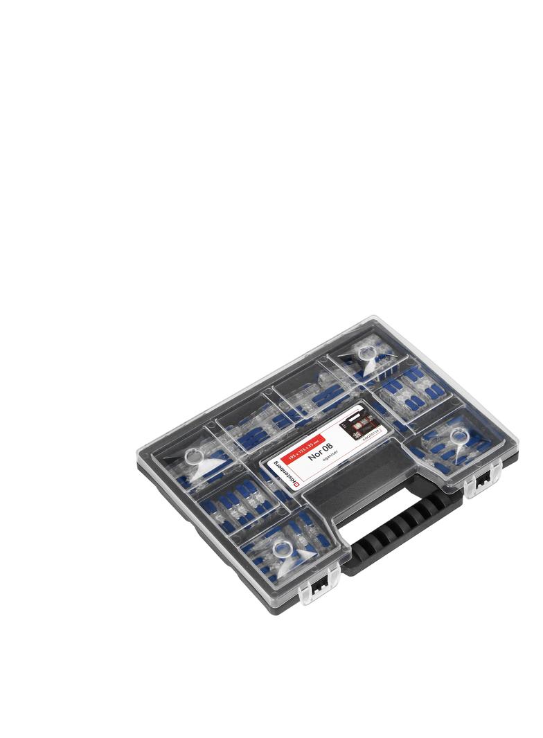 Zestaw złączek przelotowych HOUSE-QUICK-THROUGH, 72 szt.