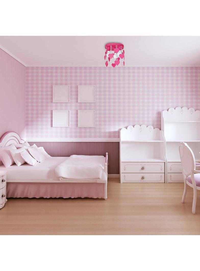 MILAGRO Lampa Sufitowa CORAZON PINK 3xE27