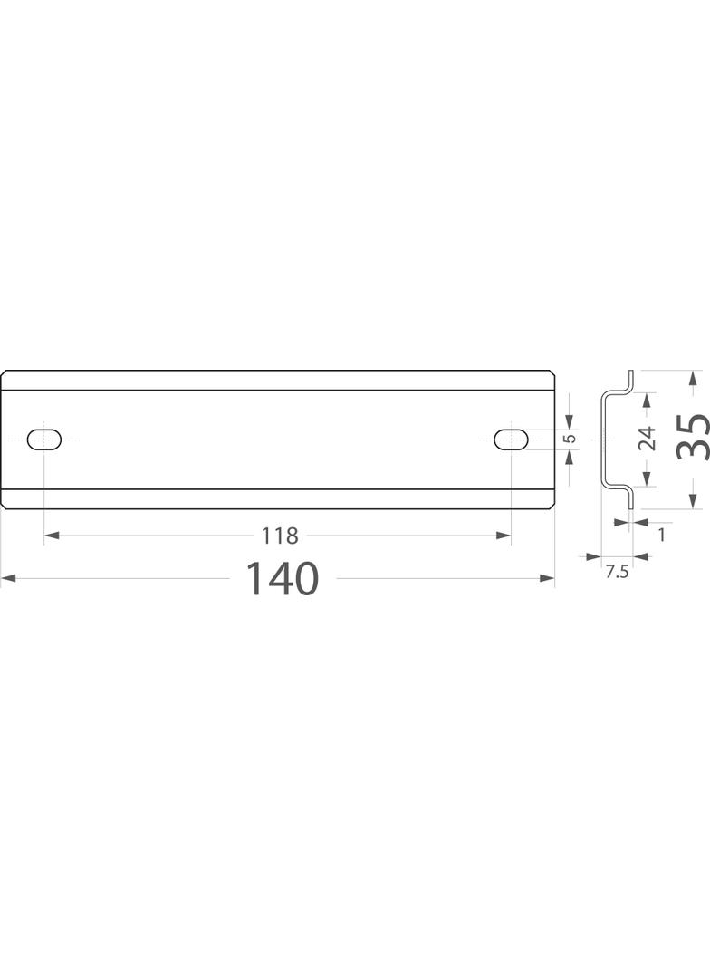 wspornik TH35 WTH6 33.140 OPATÓWEK