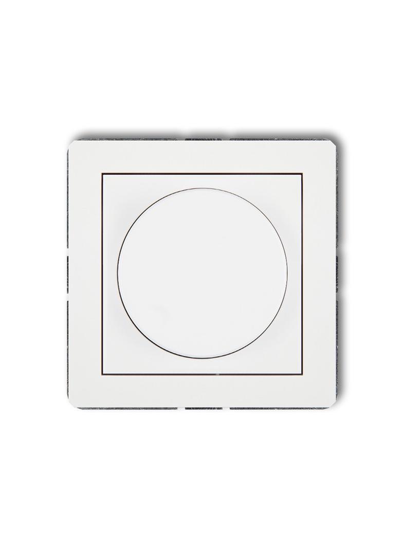 DECO Elektroniczny regulator oświetlenia przycisk-obrót do lamp LED biały DRO-2 KARLIK