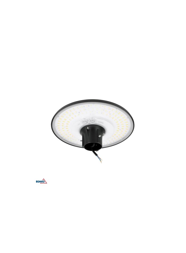 OPRAWA LAMPA PARKOWA LED GARDENIA 30W/50W/70W 3000K/4000K/5000K 4700lm-10800lm CZARNY Czujnik ZMERZC C80-GRD-070BL-CCT-DS BEMKO