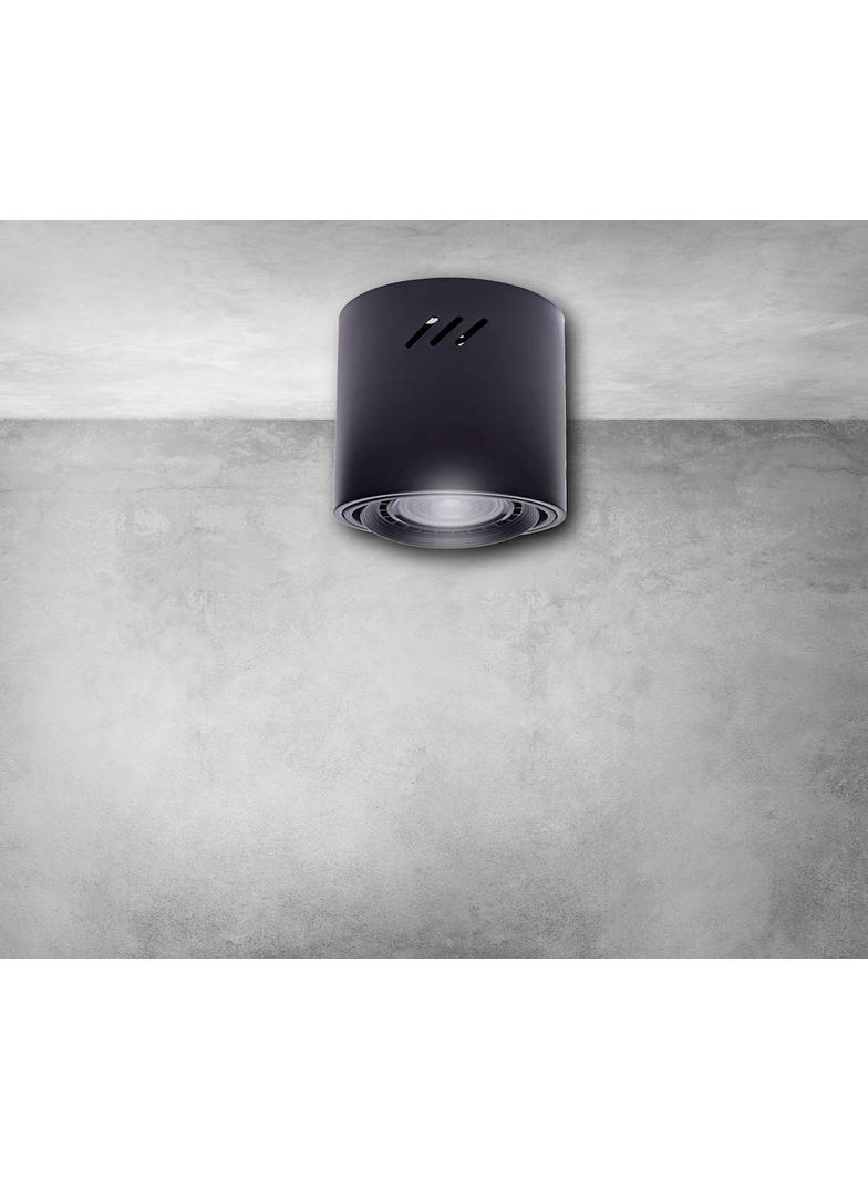 Milagro plafon techniczny Tubo Black 12W AR111 ML227