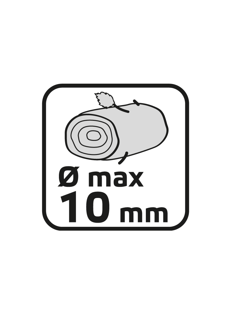 Sekator ogrodowy uniwersalny 185 mm, średnica cięcia 10 mm