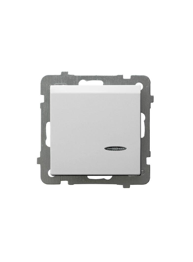 AS ANTYBAKTERYJNY Łącznik hotelowy z podświetleniem pomarańczowym, produkt zawiera szkło fosforanowo