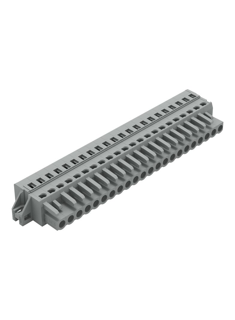 MCS-MIDI Classic gniazdo 22-bieg. szare raster 5 mm /10szt./ WAGO
